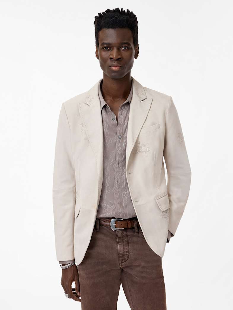 John Varvatos DUNMORE JACKET Leather All Leather Leather Jackets DUNMORE JACKET CLOVE DUST