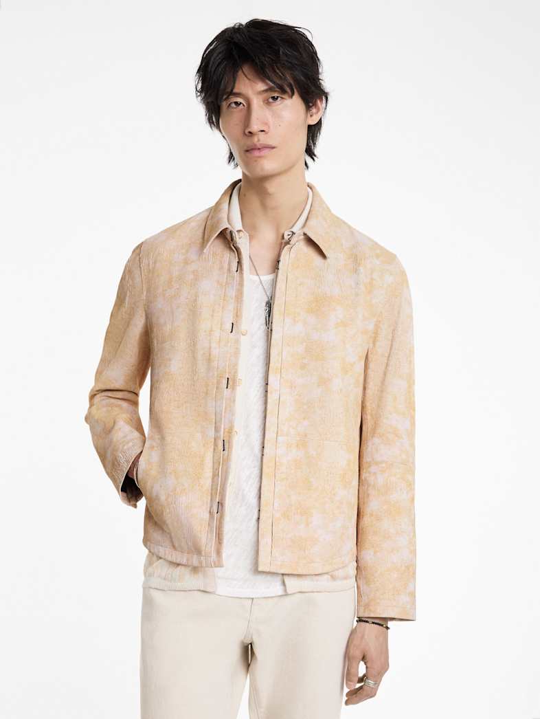 John Varvatos DUNWOODIE JACKET Outlet Outlet Leather & Outerwear DUNWOODIE JACKET HAY