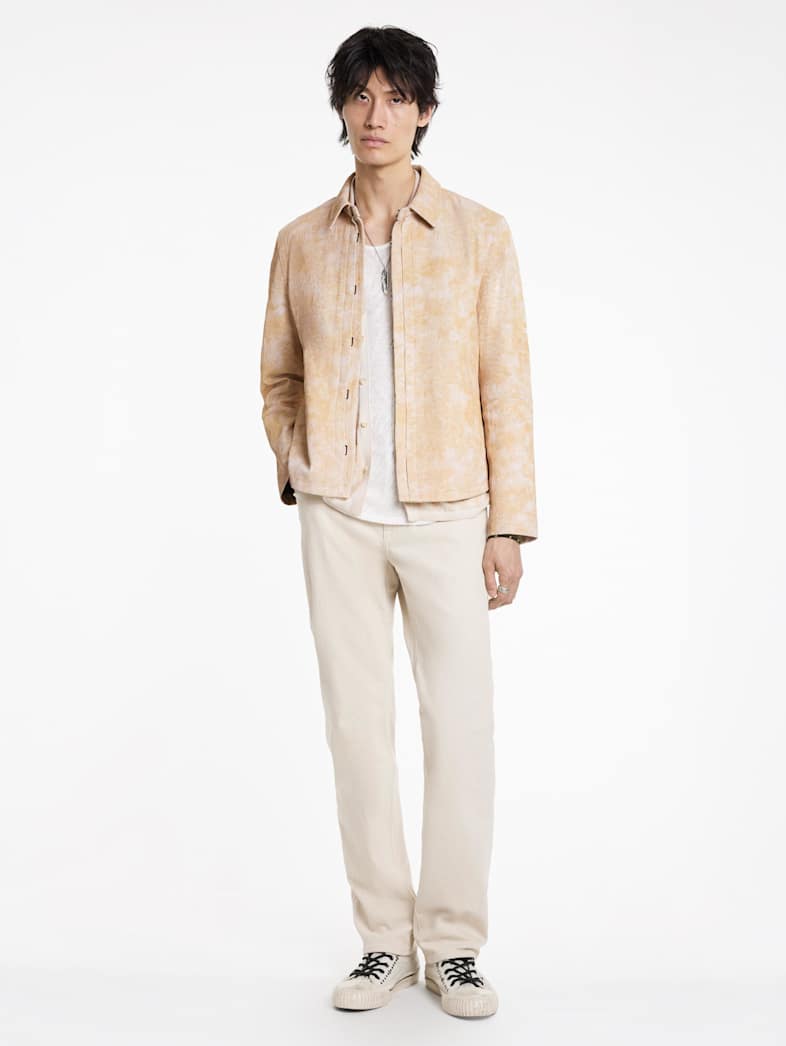 John Varvatos DUNWOODIE JACKET Outlet Outlet Leather & Outerwear DUNWOODIE JACKET HAY