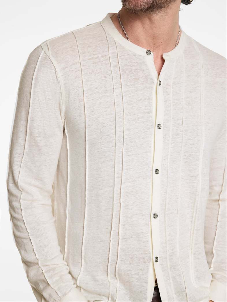 John Varvatos DYCKMAN SHIRT Outlet Outlet Tops DYCKMAN SHIRT EGG SHELL