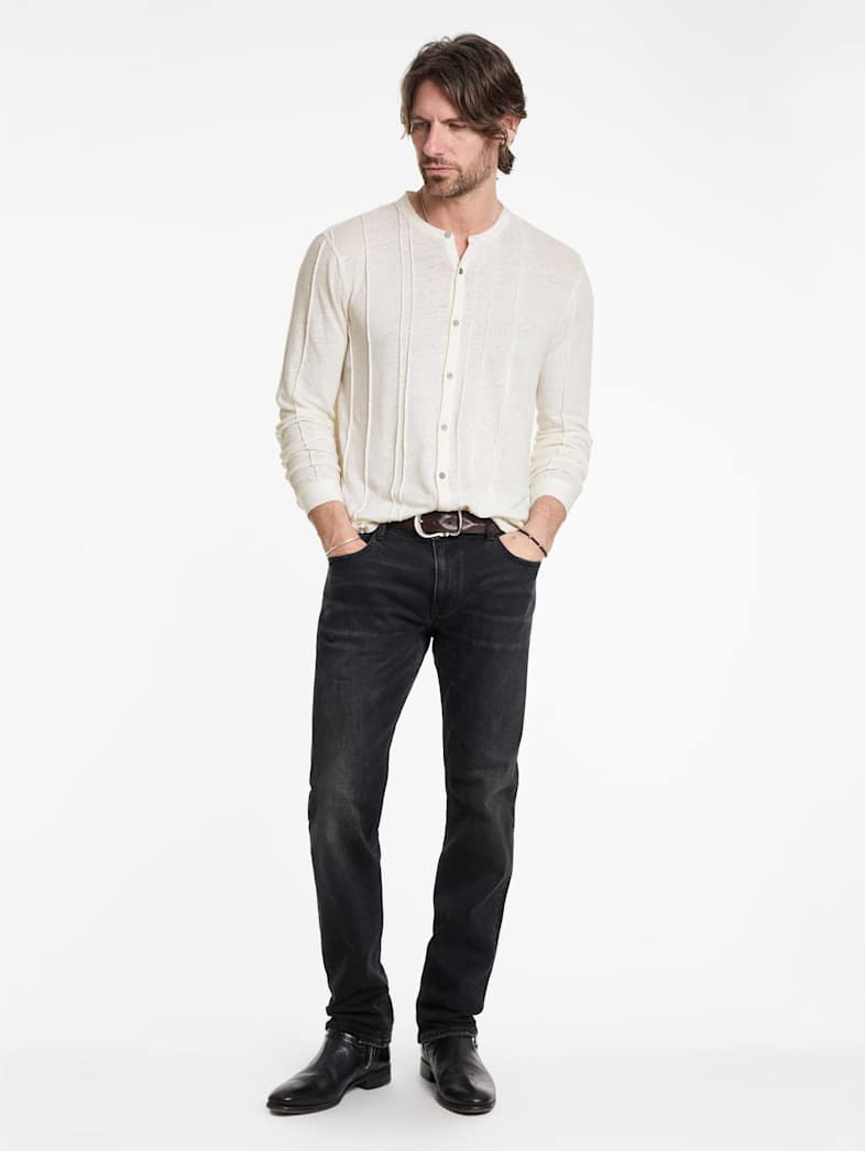 John Varvatos DYCKMAN SHIRT Outlet Outlet Tops DYCKMAN SHIRT EGG SHELL