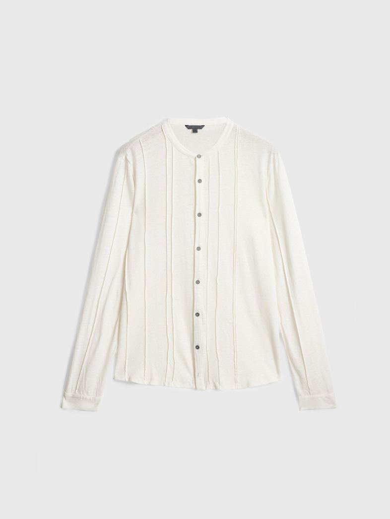 john varvatos DYCKMAN SHIRT Outlet Outlet Tops DYCKMAN SHIRT EGG SHELL