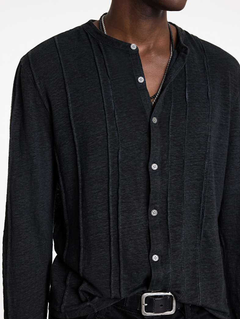 John Varvatos DYCKMAN SHIRT Outlet Outlet Tops DYCKMAN SHIRT GREY STONE