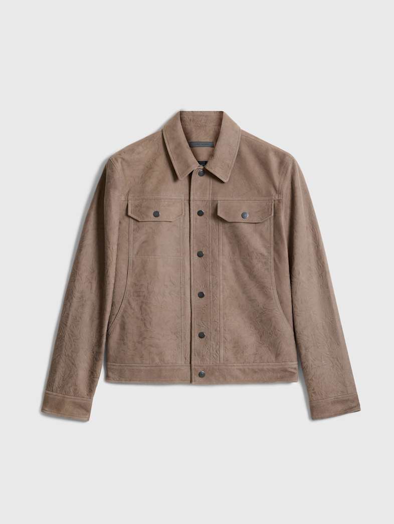 john varvatos DYKER TRUCKER JACKET Outlet Outlet Leather & Outerwear DYKER TRUCKER JACKET PAVEMENT