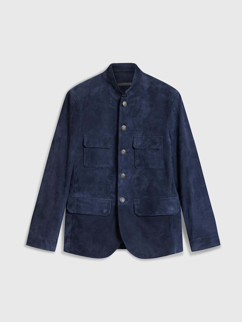 john varvatos ENGLEMORE JACKET Outlet Outlet Leather & Outerwear ENGLEMORE JACKET NAVY