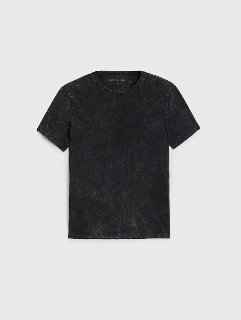 john varvatos ENZO CREW Outlet Outlet Tops ENZO CREW BLACK