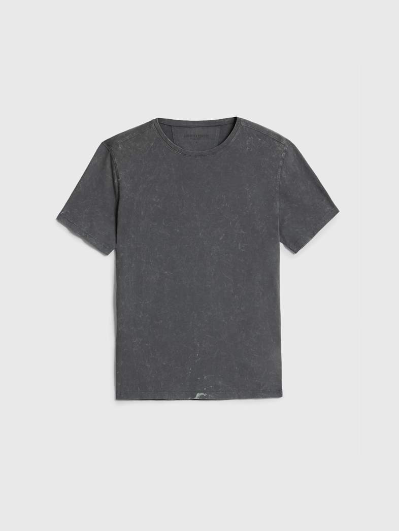 john varvatos ENZO CREW Outlet Outlet Tops ENZO CREW DK STEEL HTR