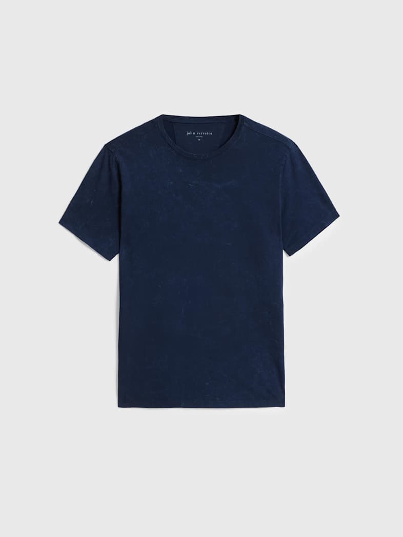 john varvatos ENZO CREW Outlet Outlet Tops ENZO CREW NAVY
