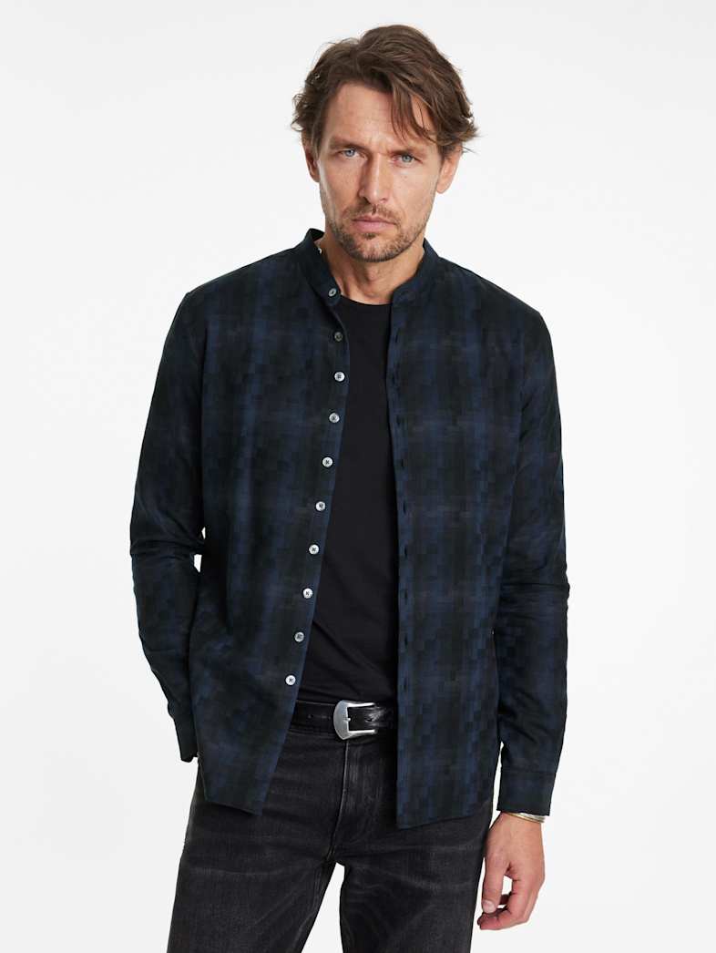 John Varvatos ESTILL SHIRT Outlet Outlet Tops ESTILL SHIRT INK