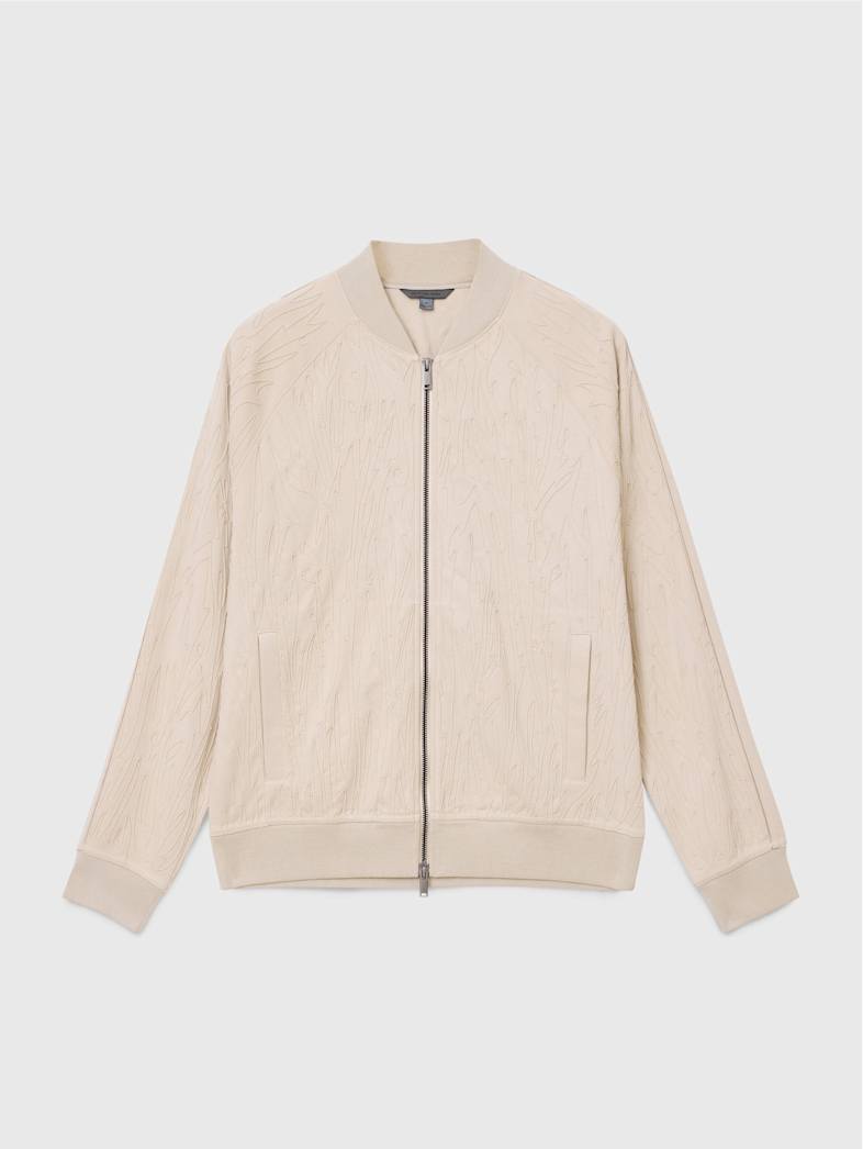 john varvatos EVIE BOMBER JACKET Clothing Tops Coats and Jackets EVIE BOMBER JACKET SAND