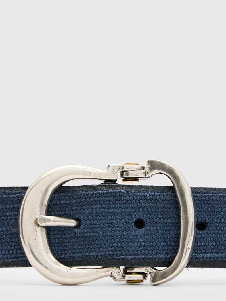 John Varvatos FILMORE BELT Outlet Outlet Shoes & Accessories FILMORE BELT HAZY BLUE