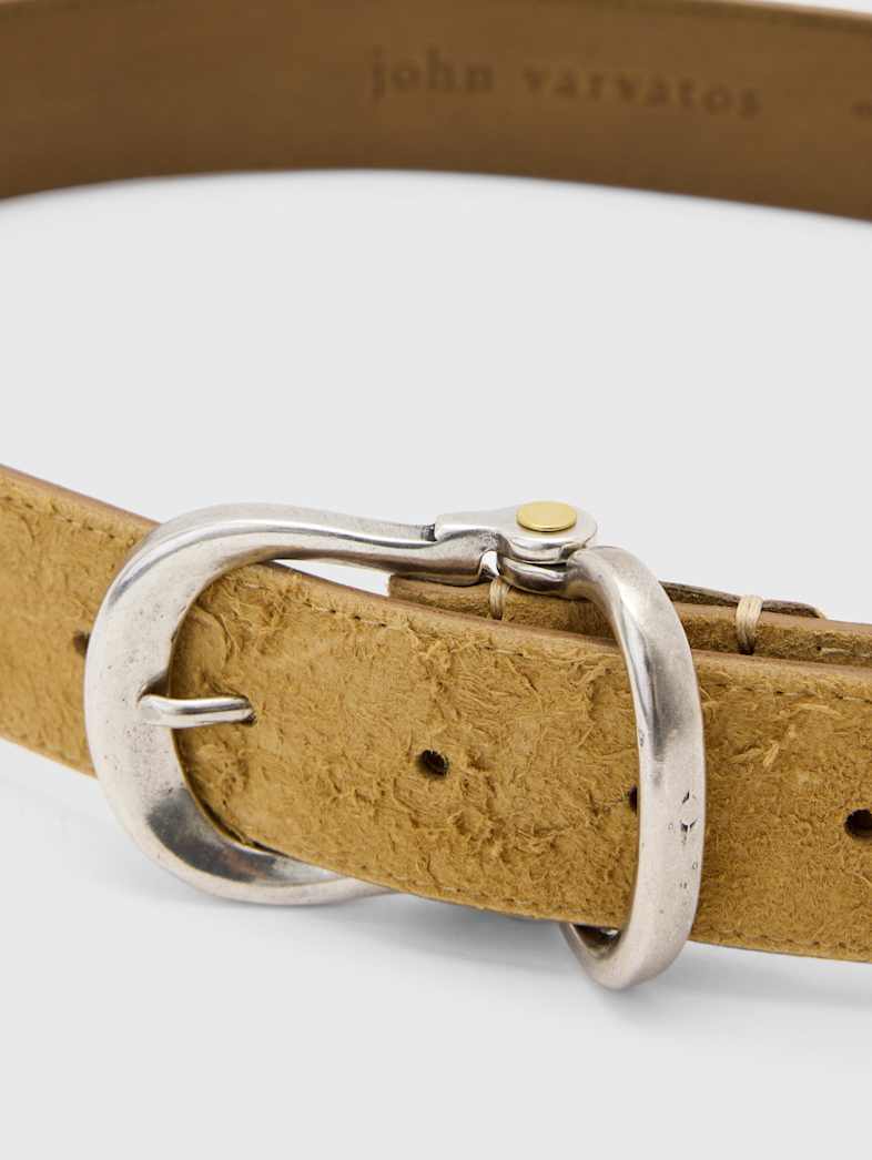 John Varvatos FILMORE GUITAR HINGE BELT Accessories All Accessories Belts FILMORE GUITAR HINGE BELT CLAY