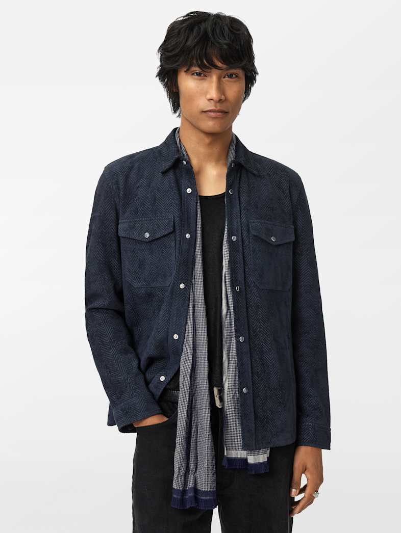 John Varvatos FINN SCARF Accessories All Accessories Scarves & Ties FINN SCARF SMOKED PEARL GREY