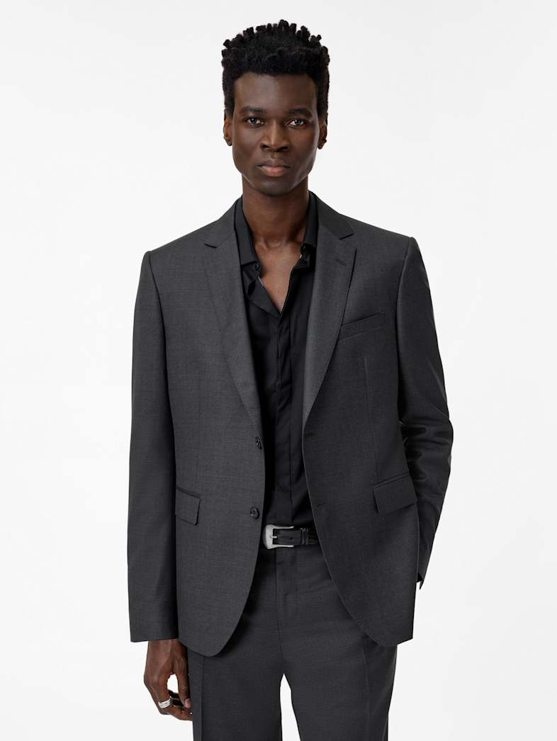 John Varvatos GAIA TAILORED JACKET Clothing Tops Suit Jackets GAIA TAILORED JACKET CARBON GREY