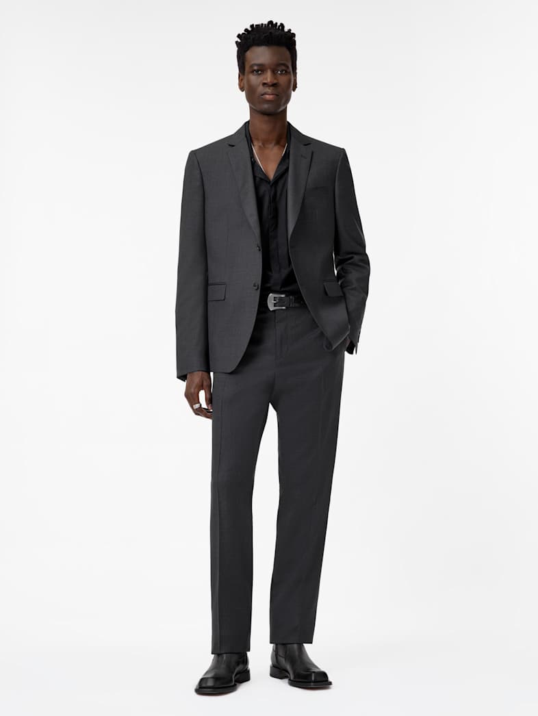 John Varvatos GAIA TAILORED JACKET Clothing Tops Suit Jackets GAIA TAILORED JACKET CARBON GREY