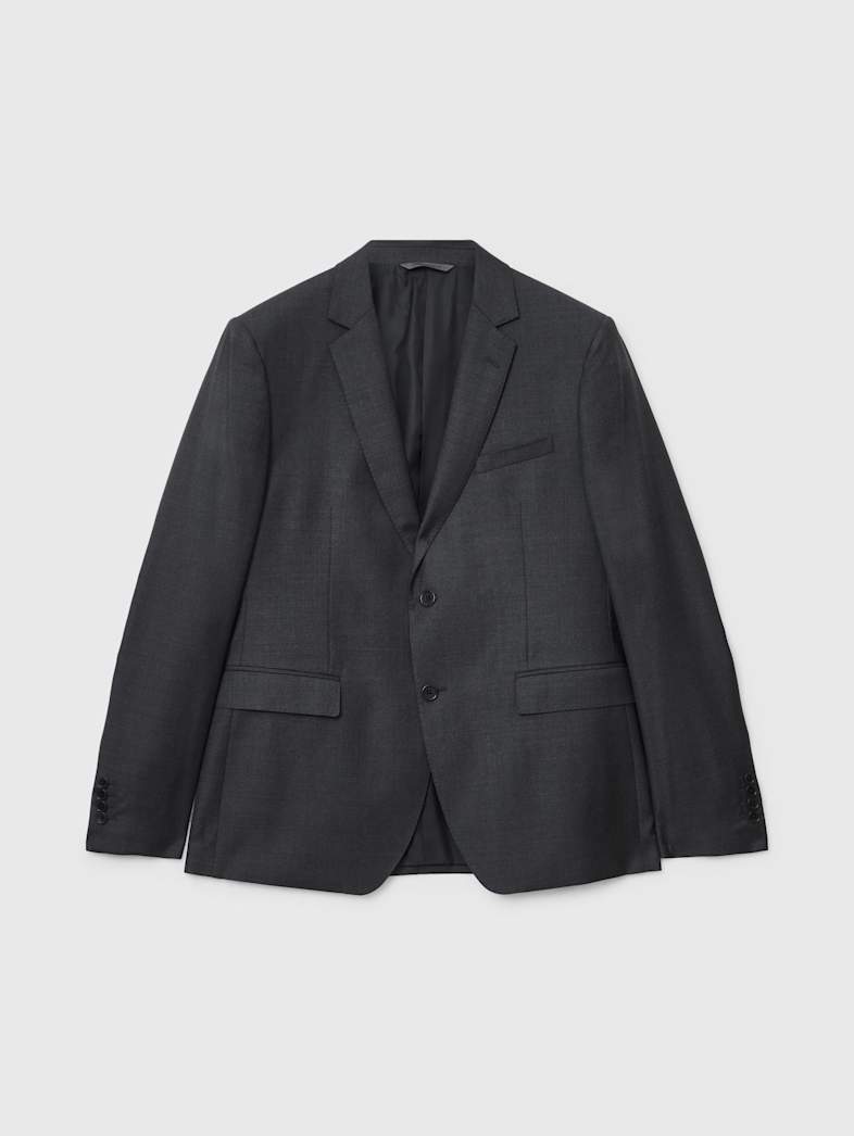 john varvatos GAIA TAILORED JACKET Clothing Tops Suit Jackets GAIA TAILORED JACKET CARBON GREY