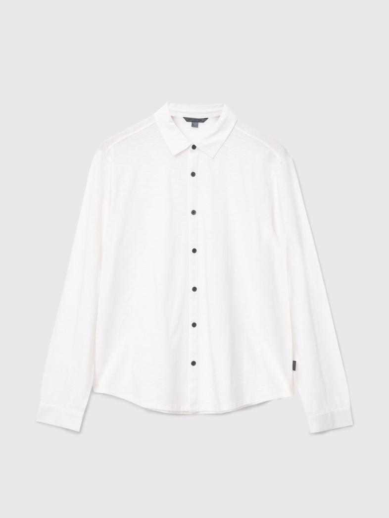 john varvatos GARETH SHIRT Clothing Tops Shirts GARETH SHIRT WHITE
