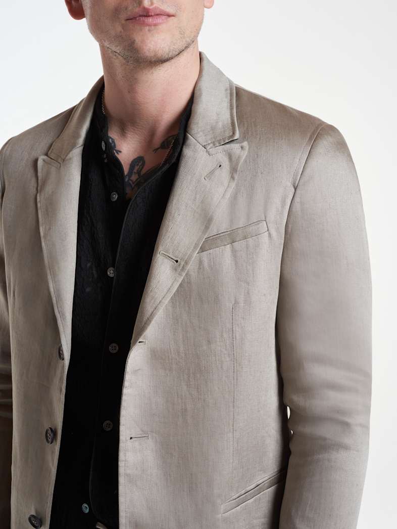 John Varvatos GIDO JACKET Outlet Outlet Leather & Outerwear GIDO JACKET DRIED SAGE