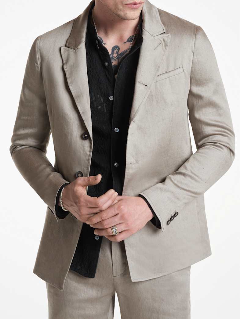 John Varvatos GIDO JACKET Outlet Outlet Leather & Outerwear GIDO JACKET DRIED SAGE