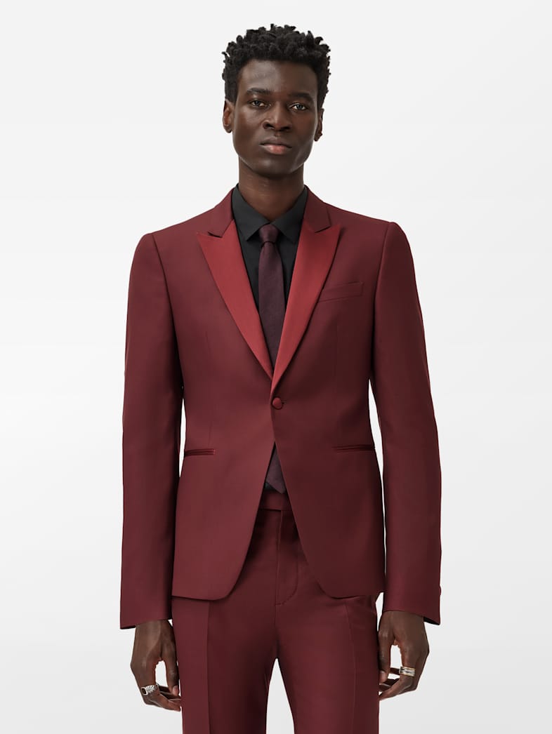 John Varvatos GLEN TUXEDO Clothing Featured Suiting GLEN TUXEDO Merlot