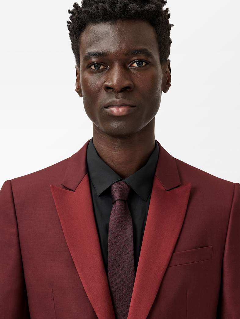 John Varvatos GLEN TUXEDO Clothing Featured Suiting GLEN TUXEDO Merlot