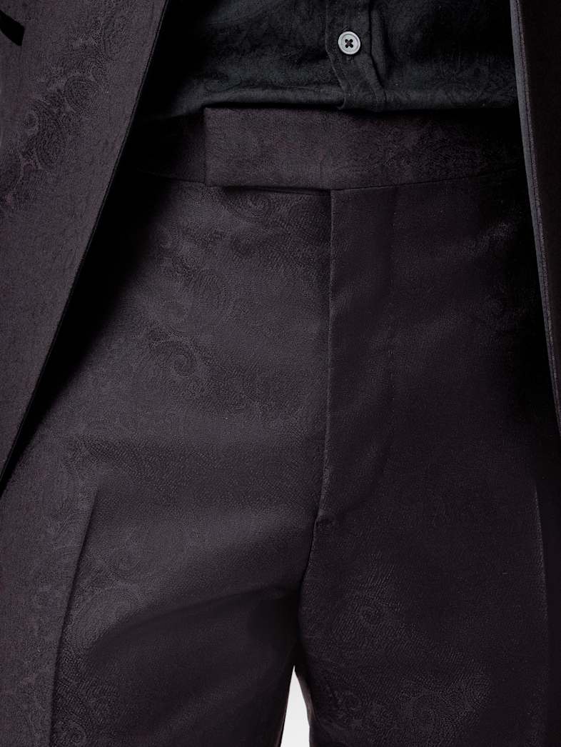 John Varvatos GLEN TUXEDO PANT Clothing Bottoms Dress Pants GLEN TUXEDO PANT PLUM