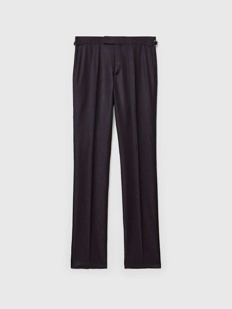 john varvatos GLEN TUXEDO PANT Clothing Bottoms Dress Pants GLEN TUXEDO PANT PLUM