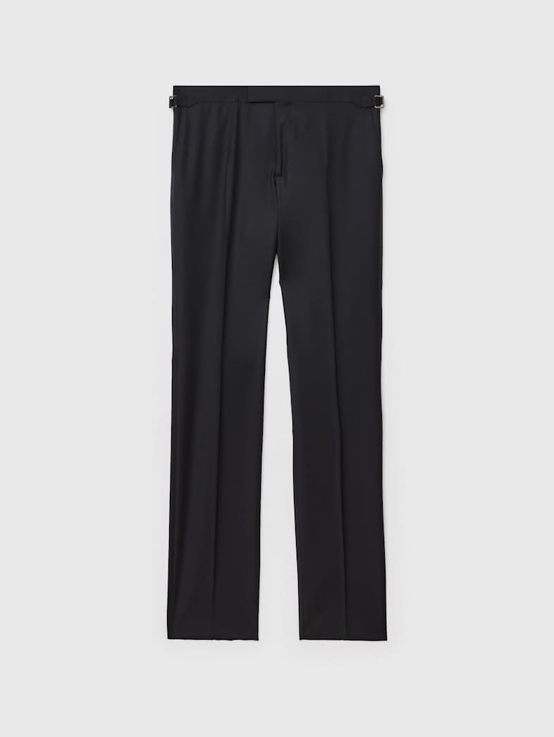 john varvatos GLEN TUXEDO PANT Clothing Bottoms Dress Pants GLEN TUXEDO PANT BLACK
