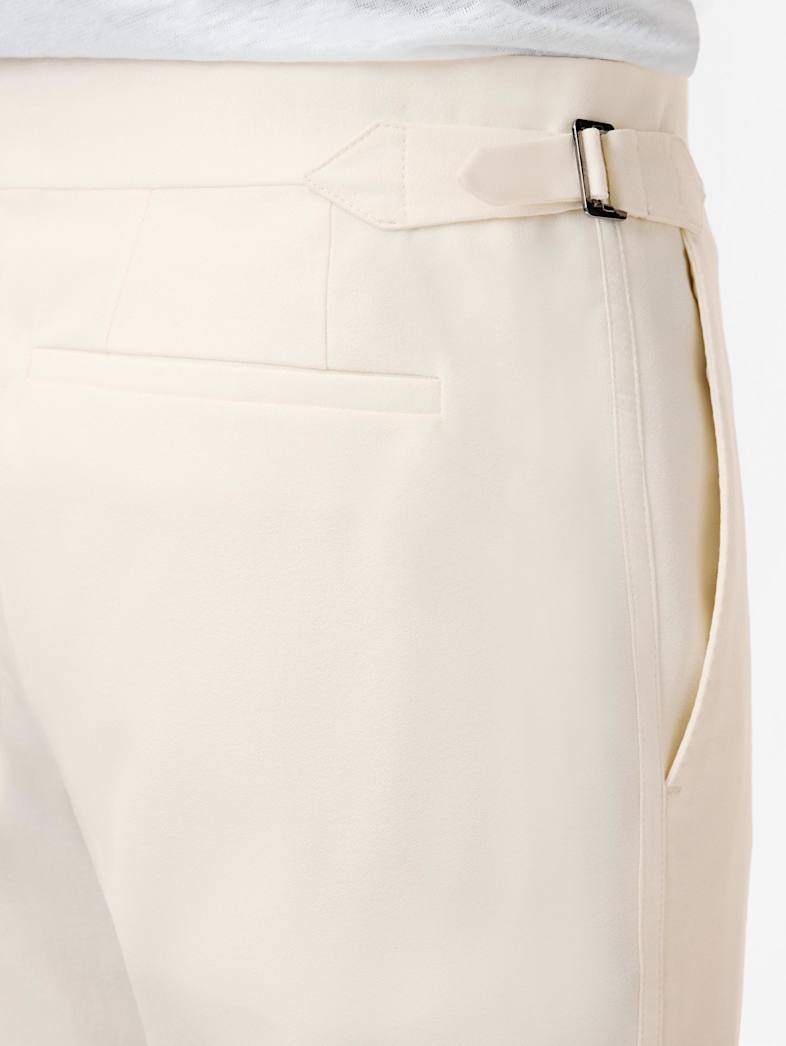 John Varvatos GLEN TUXEDO PANT Clothing Featured Suiting GLEN TUXEDO PANT IVORY