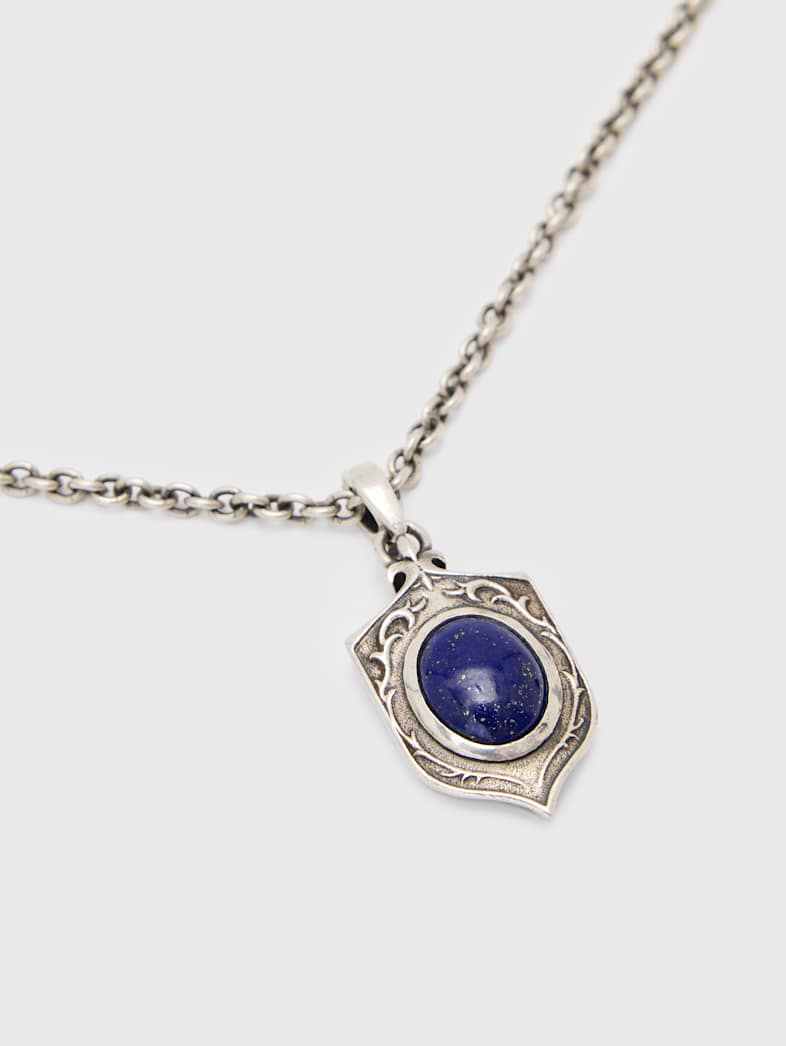 John Varvatos GOTHIC LAPIS PENDANT NECKLACE NO COLOR
