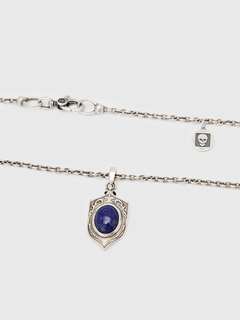 John Varvatos GOTHIC LAPIS PENDANT NECKLACE NO COLOR