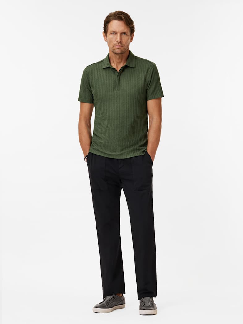 John Varvatos GRANA POLO Clothing Tops Polos GRANA POLO MOSS