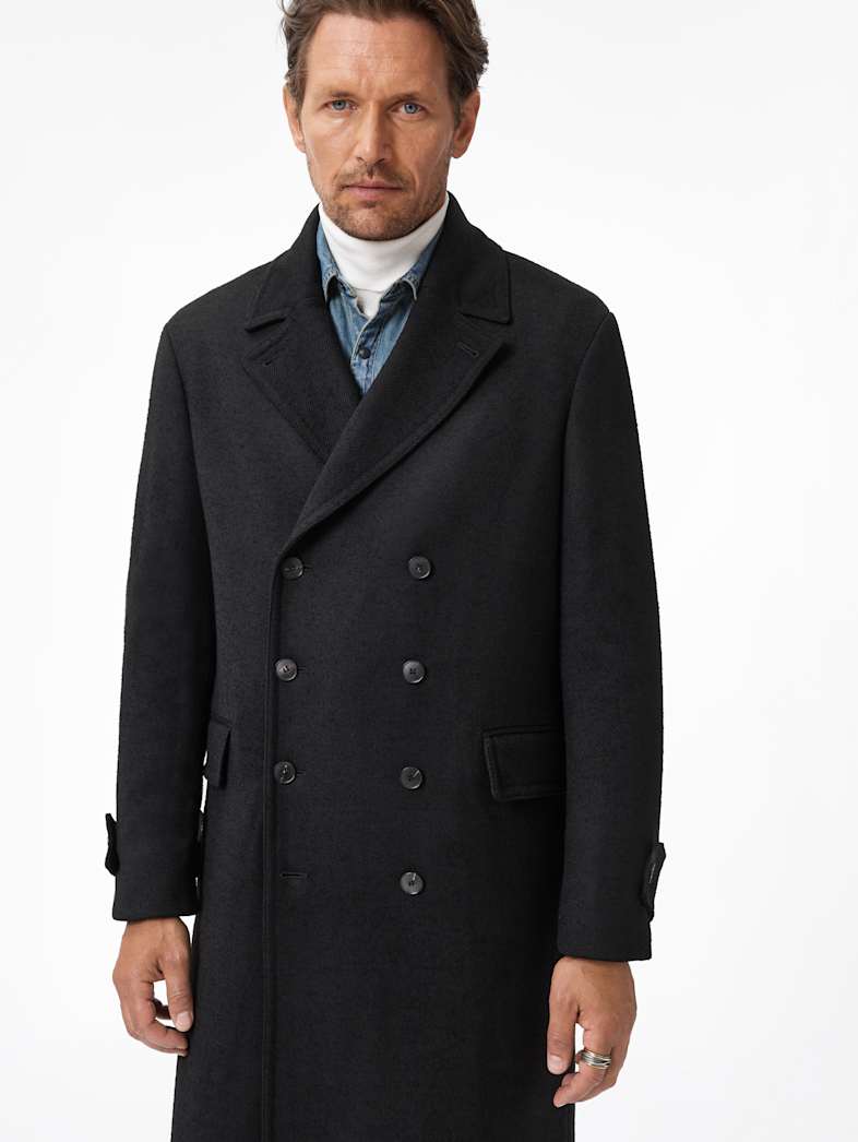 John Varvatos GROVE COAT Clothing Tops Coats And Jackets GROVE COAT BLACK