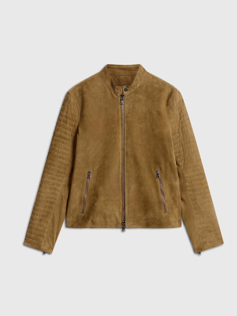 john varvatos HARRIS JACKET Outlet Outlet Leather & Outerwear HARRIS JACKET JUTE