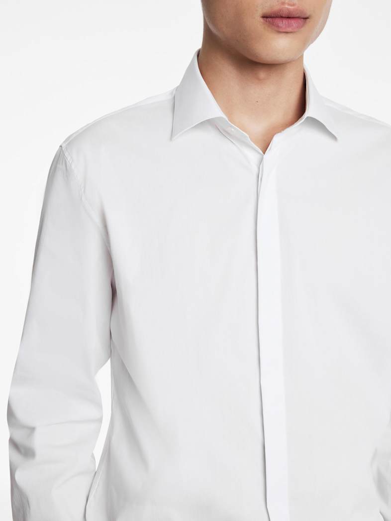 John Varvatos HENDRIX DRESS SHIRT Clothing Tops Dress Shirts HENDRIX DRESS SHIRT WHITE
