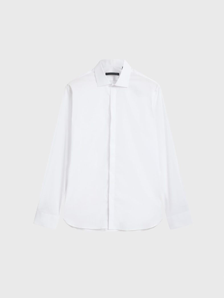 john varvatos HENDRIX DRESS SHIRT Clothing Tops Dress Shirts HENDRIX DRESS SHIRT WHITE