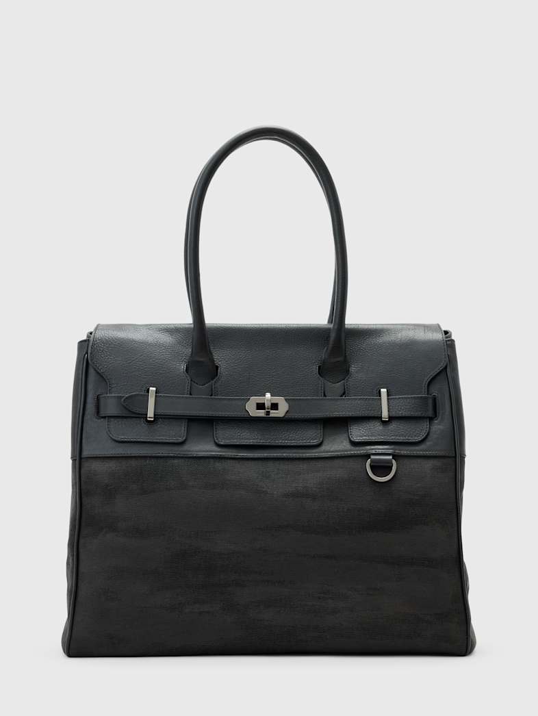 john varvatos HERITAGE DUFFLE BAG Accessories All Accessories Bags HERITAGE DUFFLE BAG BLACK