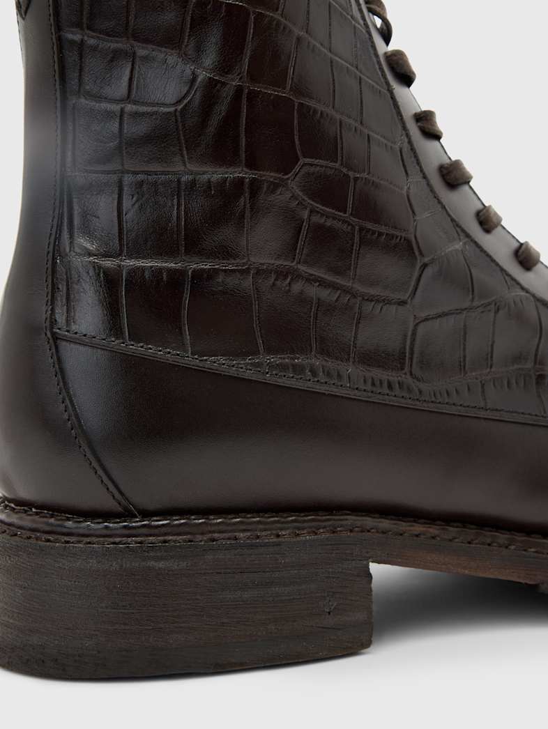 John Varvatos HERITAGE LACE BOOT Shoes All Shoes Boots HERITAGE LACE BOOT DISTRESSED B