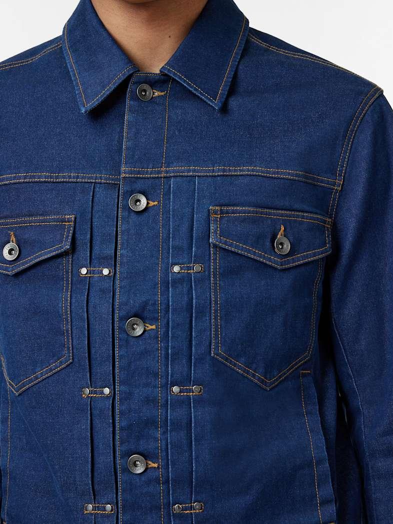 John Varvatos HOUSTON TRUCKER Clothing Tops Coats And Jackets HOUSTON TRUCKER LAKE BLUE