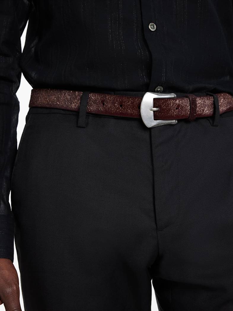 John Varvatos HOUSTON WESTERN BELT Outlet Outlet Shoes & Accessories HOUSTON WESTERN BELT PORT