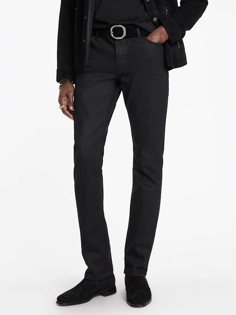 John Varvatos J701 - BLACK WEFT Clothing Featured JV ESSENTIALS J701 BLACK WEFT BLACK