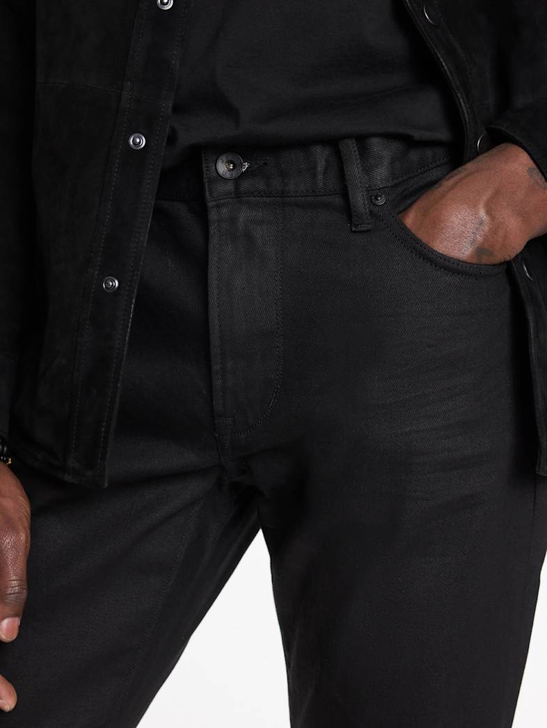 John Varvatos J701 - BLACK WEFT Clothing Featured JV ESSENTIALS J701 BLACK WEFT BLACK