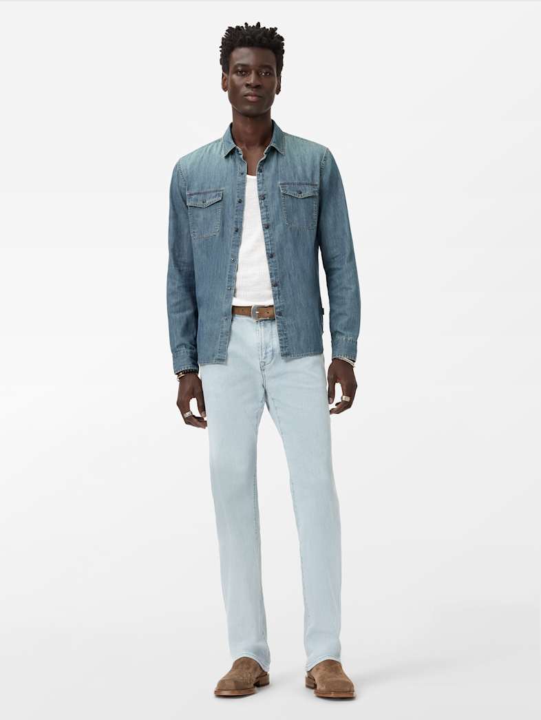 John Varvatos J701 - BRUNO WASH Clothing Bottoms Jeans J701 BRUNO WASH CLOUD