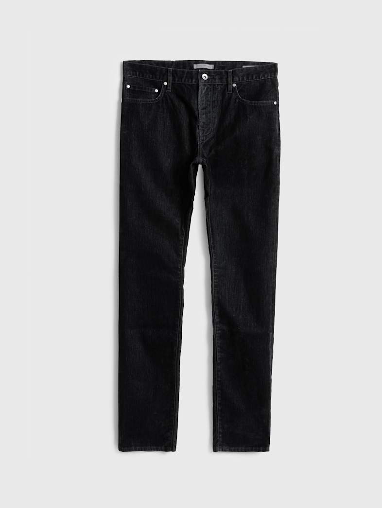 john varvatos J702 - FLOCKED DENIM Clothing Featured The Denim Shop J702 FLOCKED DENIM BLACK