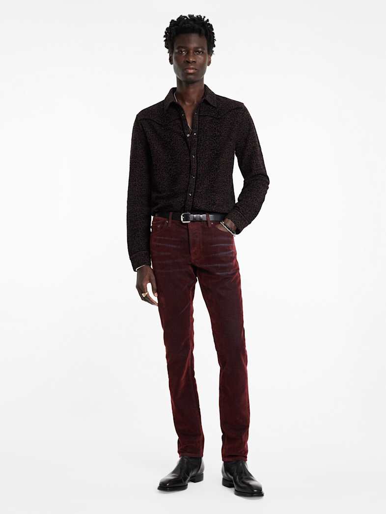 John Varvatos J702 - HENDRY WASH Outlet Outlet Jeans & Pants J702 HENDRY WASH TAMARIND