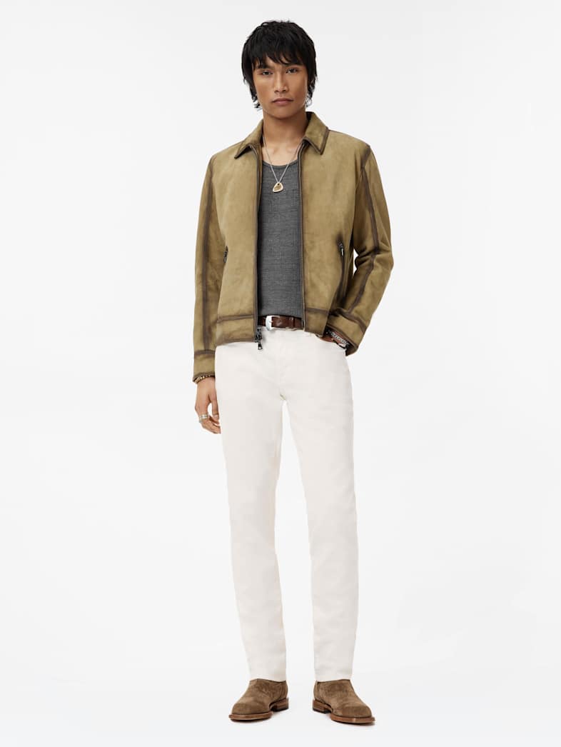 John Varvatos J703 - STRETCH COTTON Clothing Bottoms Jeans J703 STRETCH COTTON CHALK