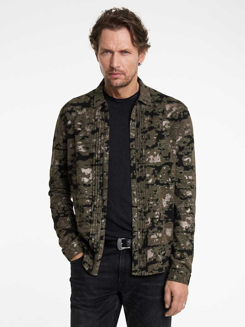 John Varvatos JACKSON SHIRT Outlet Outlet Tops JACKSON SHIRT BROWN