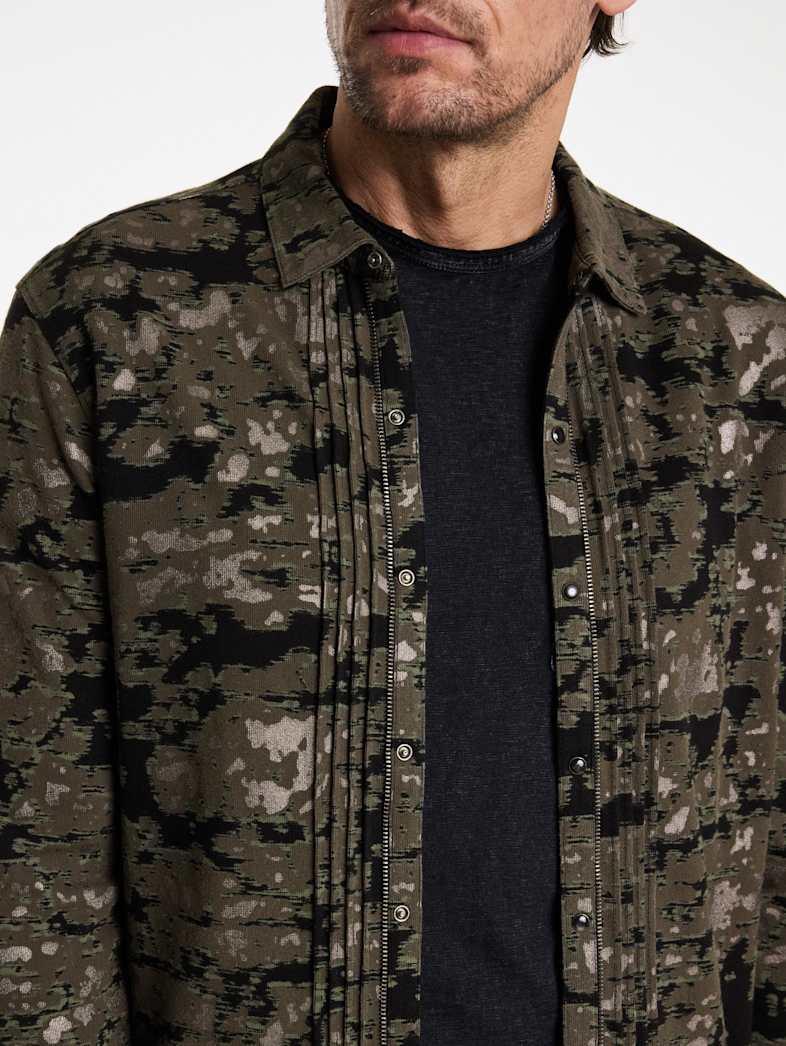 John Varvatos JACKSON SHIRT Outlet Outlet Tops JACKSON SHIRT BROWN