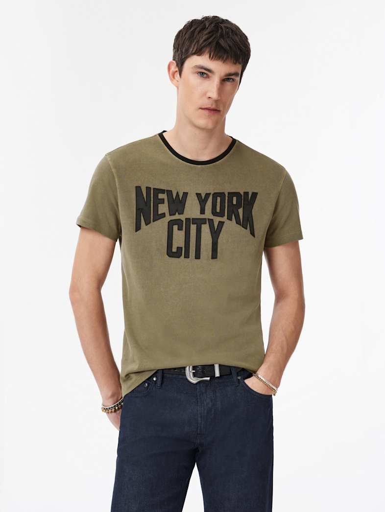 John Varvatos JOHN LENNON NEW YORK CITY TEE Clothing Tops Graphic Tees JOHN LENNON NEW YORK CITY TEE CELEDON