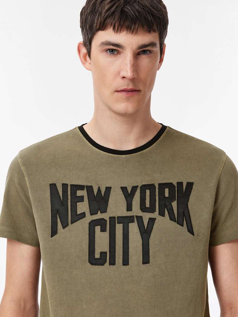 John Varvatos JOHN LENNON NEW YORK CITY TEE Clothing Tops Graphic Tees JOHN LENNON NEW YORK CITY TEE CELEDON